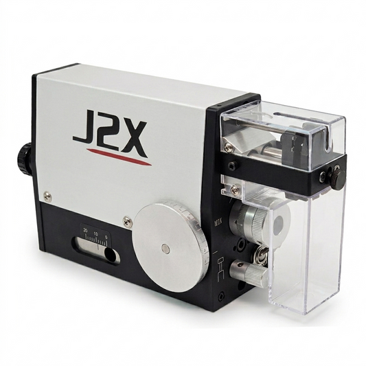 left side iso view of the model 2015 j2x systems stripper on white background
